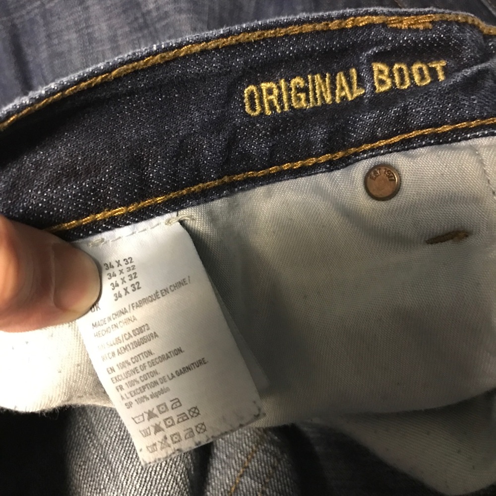 American Eagle Jeans 34x32 Original Bootcut (2) - Picture 5 of 5